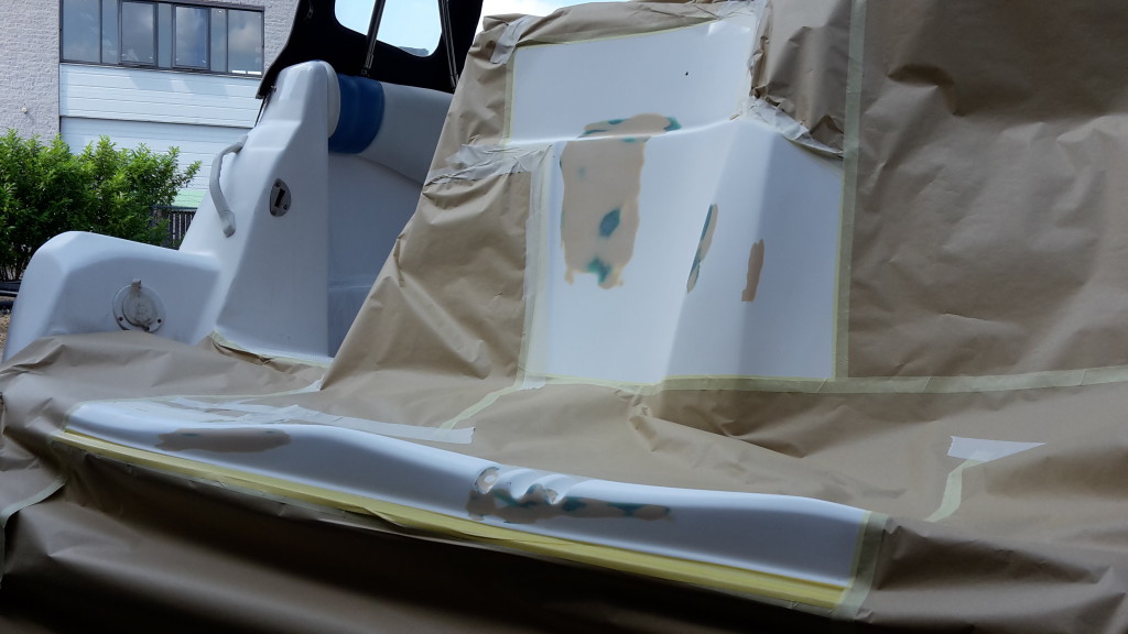 boot reparatie - gelcoat reparatie 2